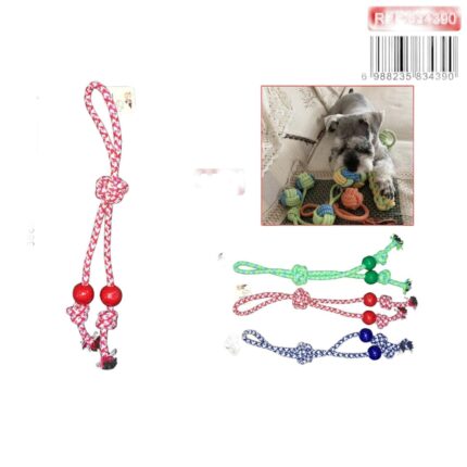A3633-Juguete De Hilo Para Mascotas Con Bola De Flores