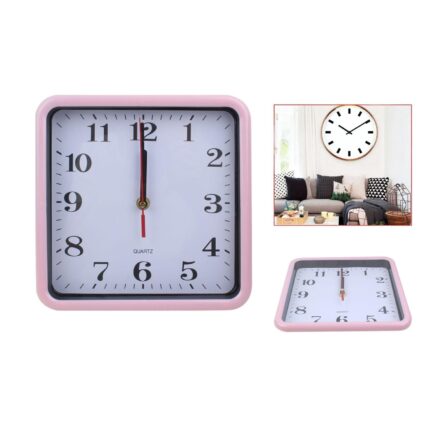 Reloj De Pared De 23Cm Cuadrado