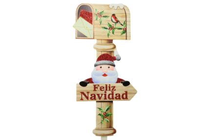 Estacas De Jardín Navideñas 83X22CM Para Decoración Exterior