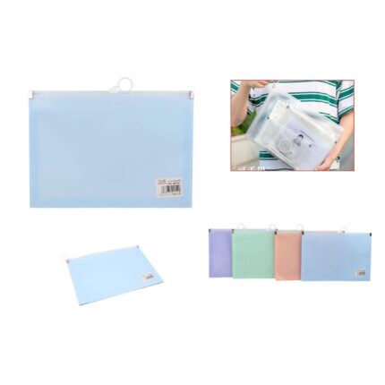 Ll-55M Bolsa A5 Con Cremallera Color Morandi A4