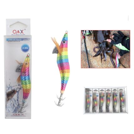 Camarones De Madera (Color Arcoiris) 2.0G