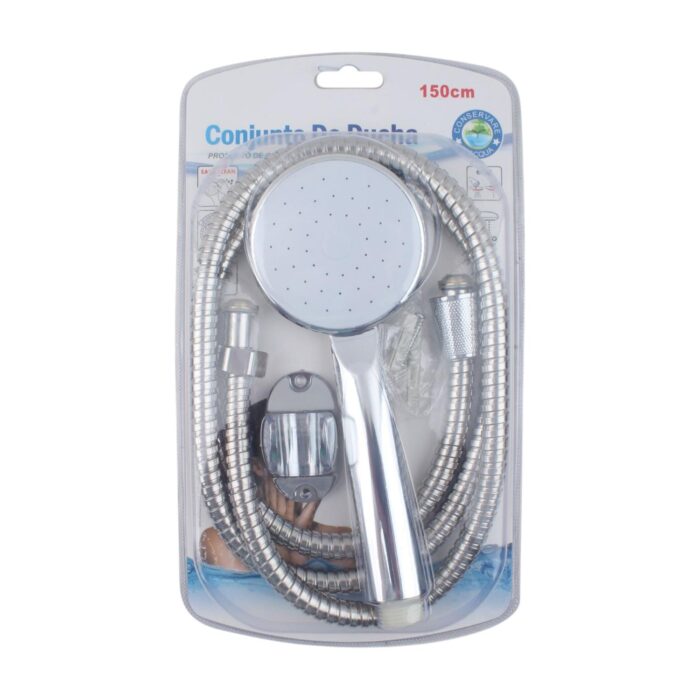Juego de rociador de ducha con tubería de agua de 1,5 m - Imagen 1