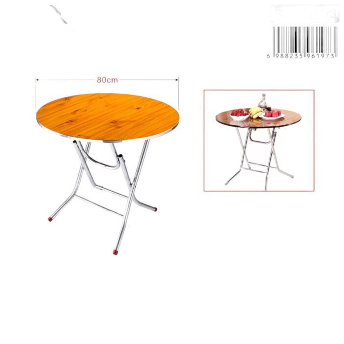 Mesa Redonda De 80Cm - Imagen 1