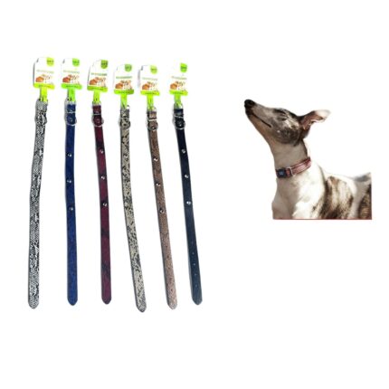 Collar De Clavos Tipo Cubo De Piel De Serpiente 2.0