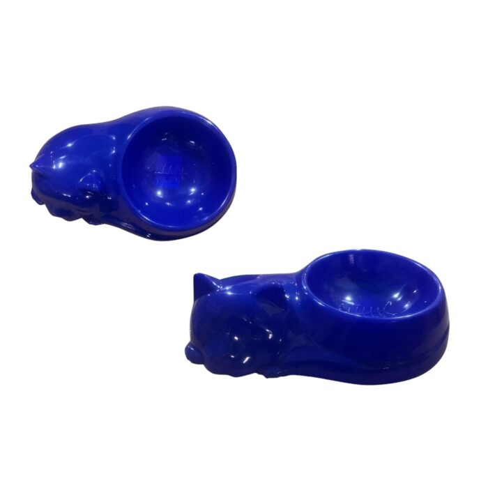 62336806 Plato De Comida Con Forma De Gato Durmiendo - Imagen 1