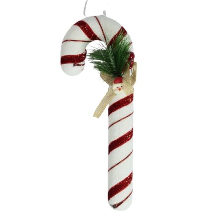 Batones Navideños Grandes Con Diseño Clásico Y Adornos