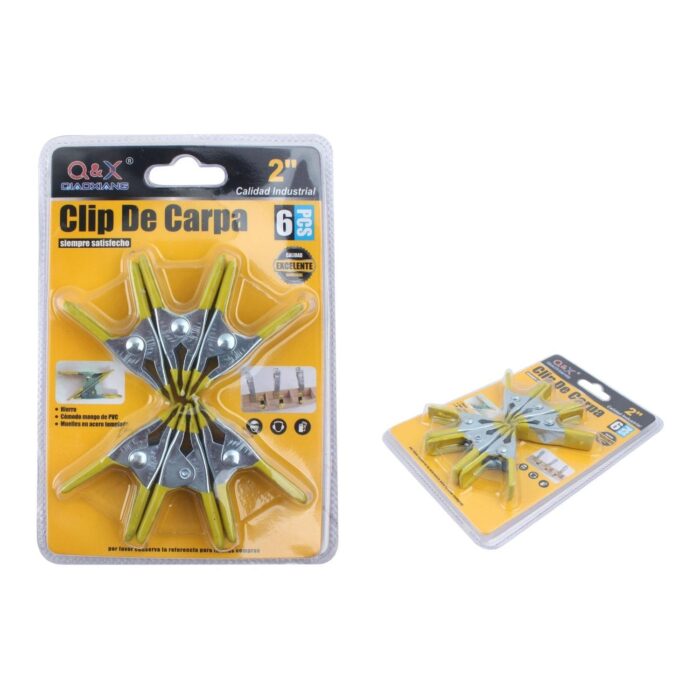 62328874 Clip De Tienda De Campa?a De Pl¨¢stico Sumergido De 6 Piezas De 2Pulgada - Imagen 1