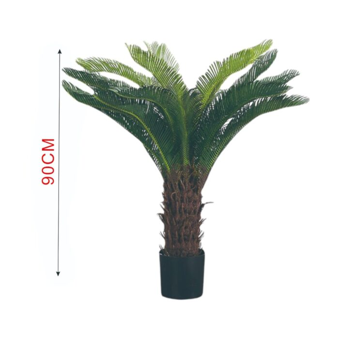 Cícada Unipolar De 90Cm (Sin Chasis) Plantas Verdes Simuladas - Imagen 1