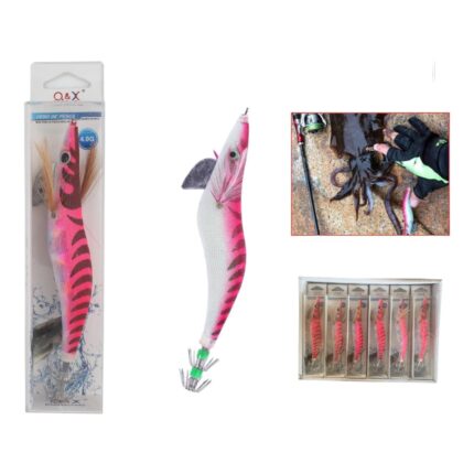 Cebo Madera Camar¨®n Cl¨¢sico Rosa Rojo 4.0G