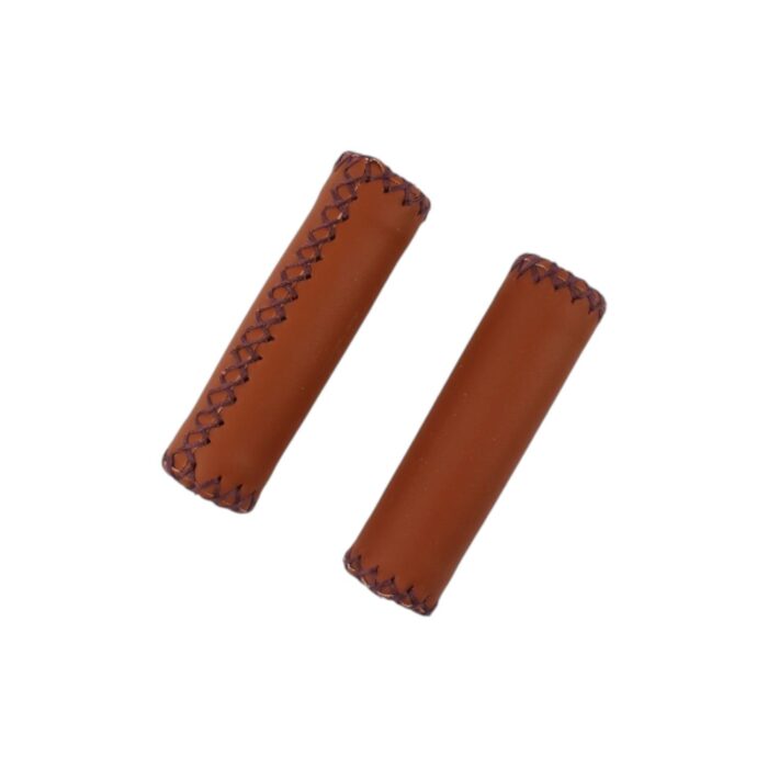 Empuñadura de cuero para bicicleta - Imagen 1