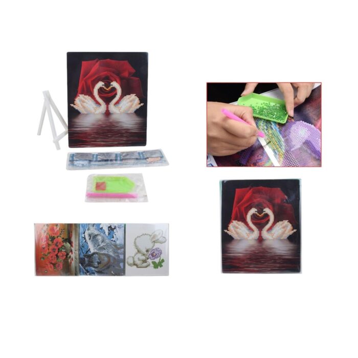 60363690 Kz20603 Cuadro Diamante Cartón 21*25 Cm - Imagen 1