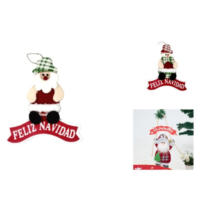 62349732 Jt24-D574 Colgante De Tela Con Letrero 20X22Cm Decorativo - Imagen 1