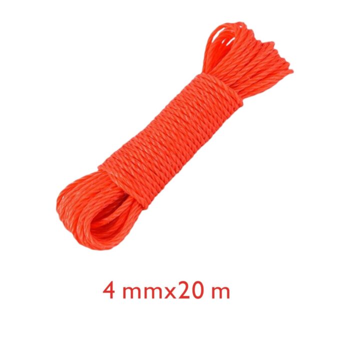 Cuerda de colgar ropa PE 4MM*20M con gancho azul modelo 310 - Imagen 3