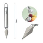 TXM29-114 Cuchillo para esculpir frutas con mango ovalado 18X2CM - Imagen 3