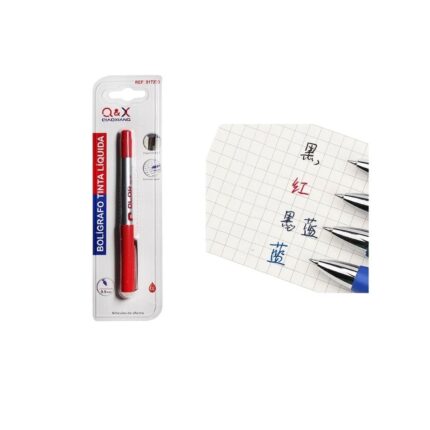Boligrafo Tinta Liquida Rojo