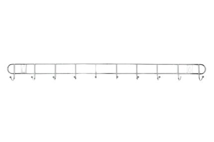 Perchero de pared met¨¢lico 10 perchas