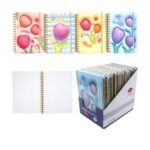 Cuaderno Portada 3D Flores Tulipan B5 (17x25)cm
