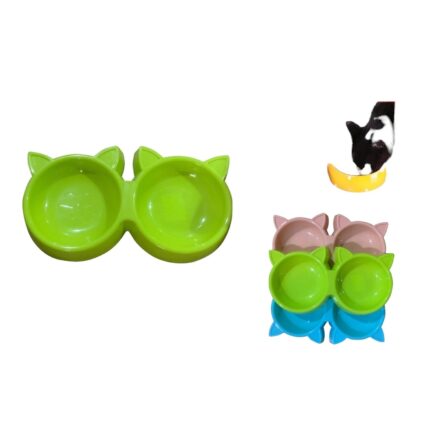 Cuenco Doble Para Gatos