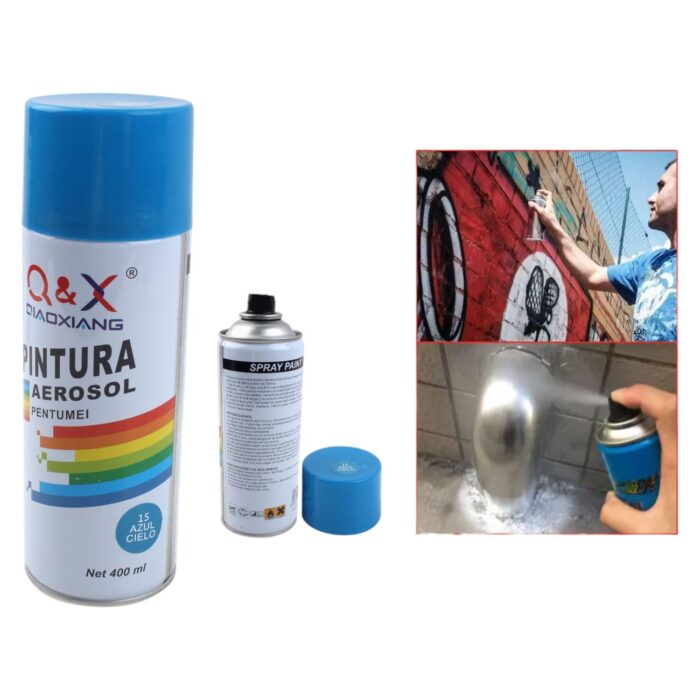 Pintura en aerosol manual 280g azul 15# - Imagen 1