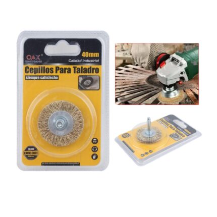 1Pcs/Cepillo Plano Con Varilla Alambre Curvo 40Mm