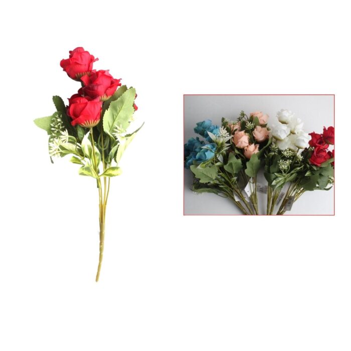 62353327 Flor Artificial Wbm-6 Cabezas Bm Diamante Rosa - Imagen 1