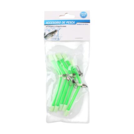 (Accesorios de pesca) Balancín de luz nocturna para pesca en el mar 10 cm 5 pcs