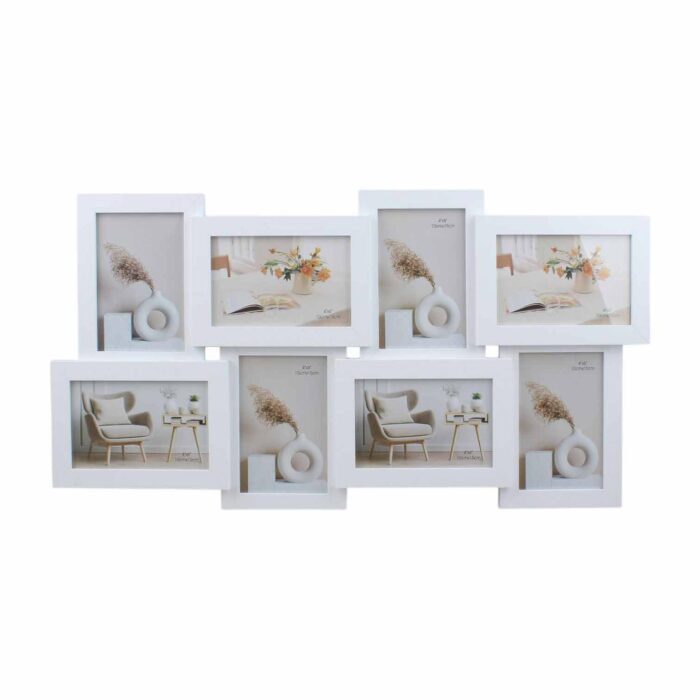 62615495 Set Conjunto 8 Marco De Fotos Modelo 450 Familia Retrato Decorativo Muro - Imagen 4