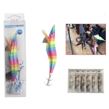 Camarones De Madera (Color Arcoiris) 3.0G