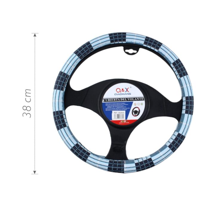 62704470 Funda de volante con diseño elegante a cuadros - Imagen 2