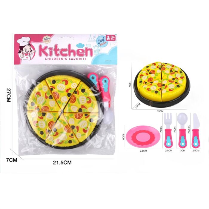 60049879 Set Juego De Pizza Niñas Niños 3+ - Imagen 1