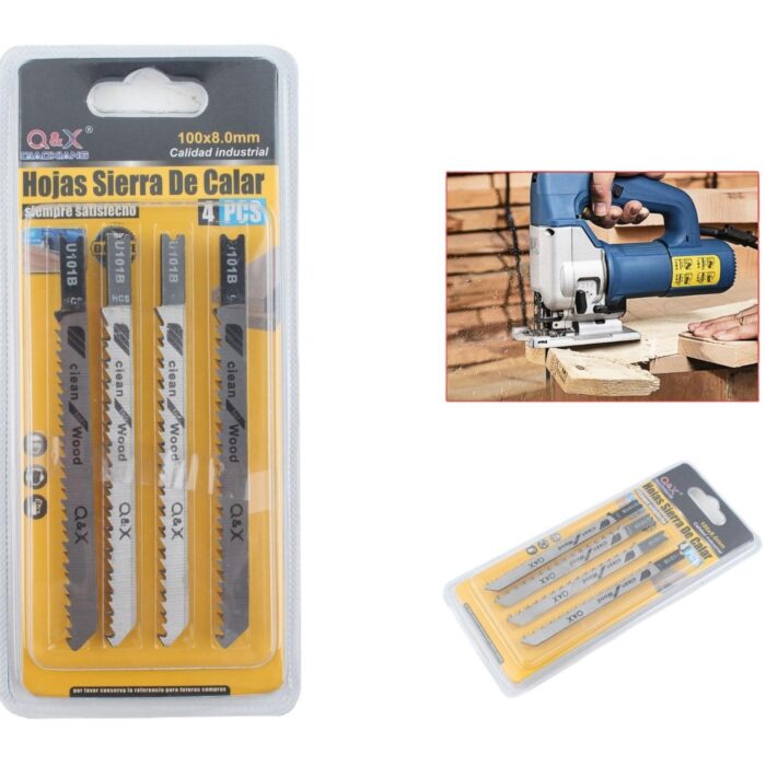 62352269 Hoja De Sierra De Calar U101B 4 Uds (Mango En U) 100X8Mm/1, 5Mm/10 Dientes - Imagen 1