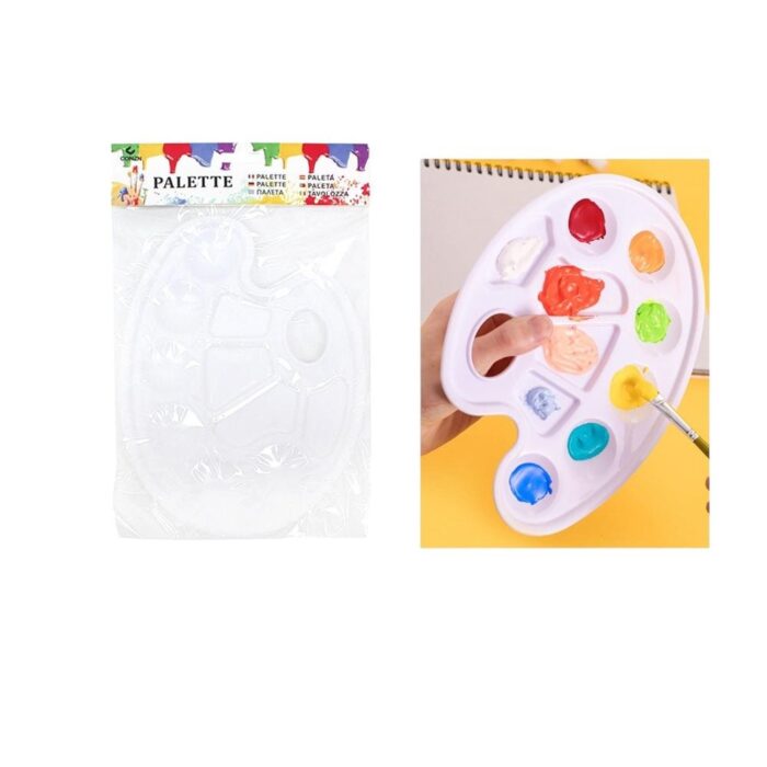 62336222 Paleta De Colores Ovalada De 17*23 Cm. - Imagen 1