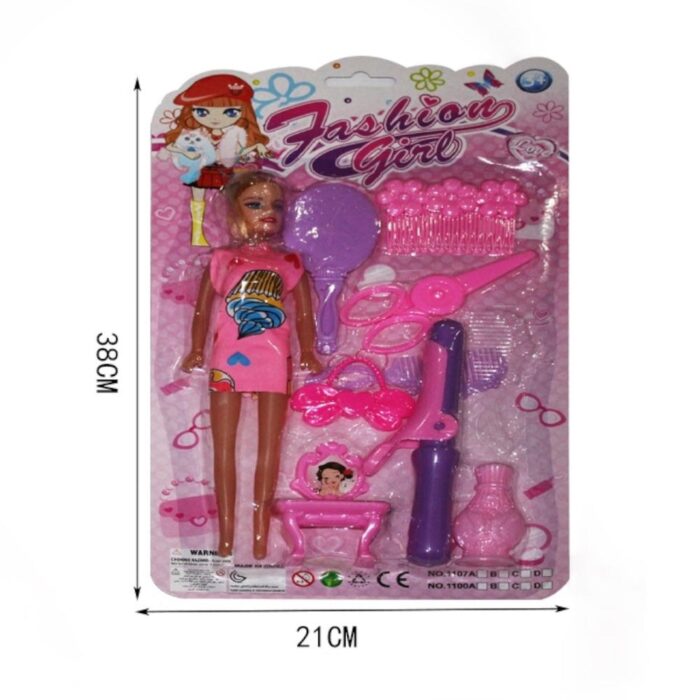 62337562 Set De Juguete Con Mu?eca Y Accesorios 4+ - Imagen 1