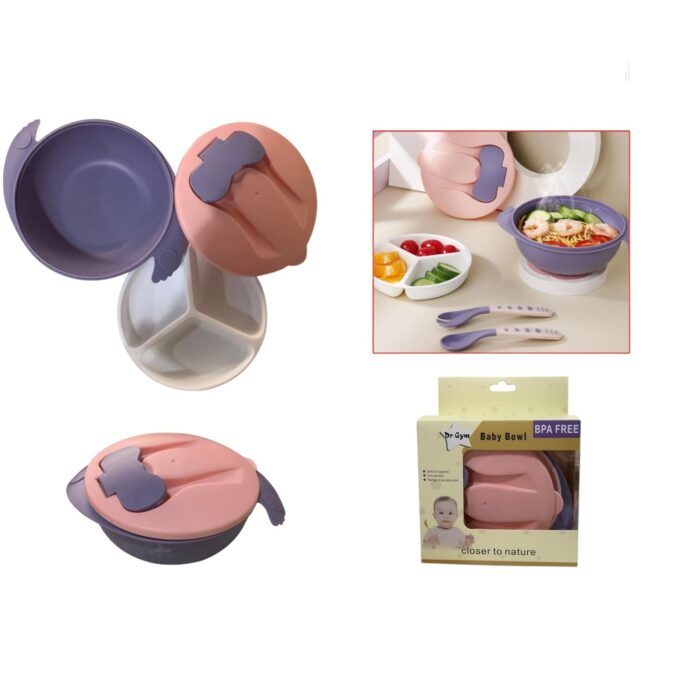 Set De 4 Piezas De Ventosa Y Cuenco Baby Xw (Desmontado Con Caja) - Imagen 1