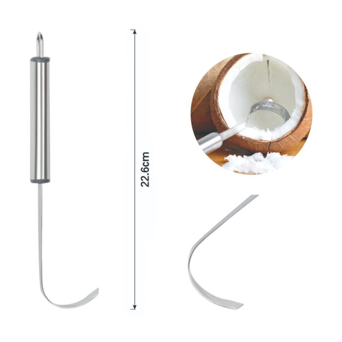 TXM29-96 Cuchillo con gancho de raspar con mango ovalado 22.6X1.5CM - Imagen 3