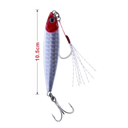 (Falso Cebo) Pez De Plomo 1010-40G Con Anzuelo De Tres Garras