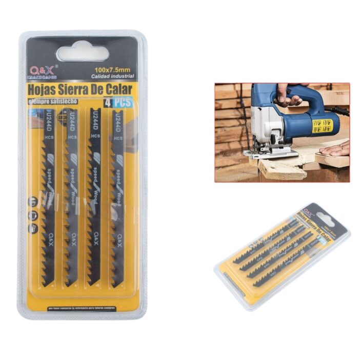 62956184 Hojas De Sierra De Calar 100X7,5Mm U244D 4Pcs - Imagen 1