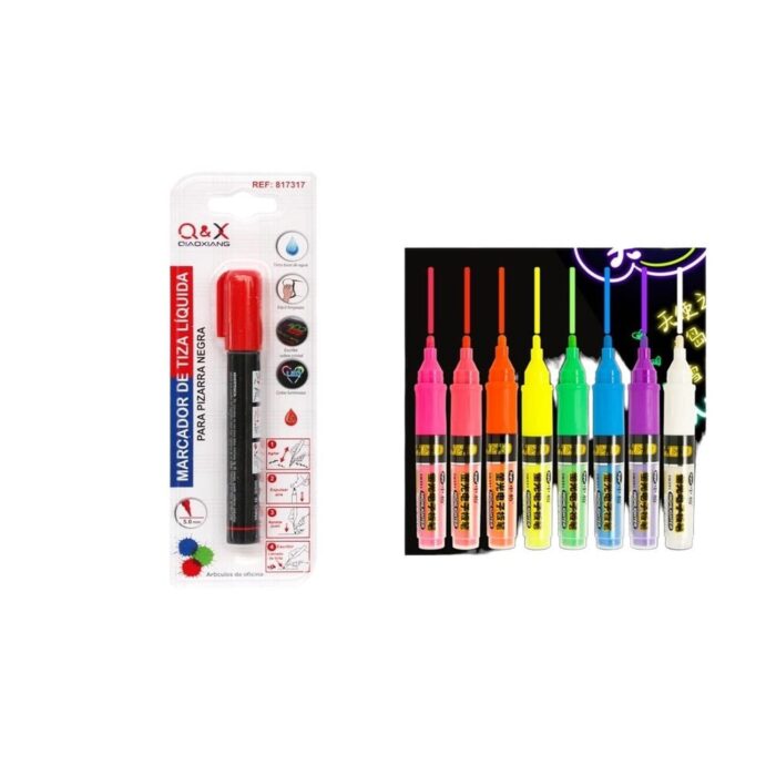 Marcador De Tiza Liquida Rojo - Imagen 1