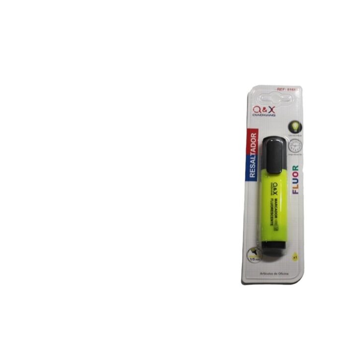 Destacador Rectangular Amarillo Fluor - Imagen 1