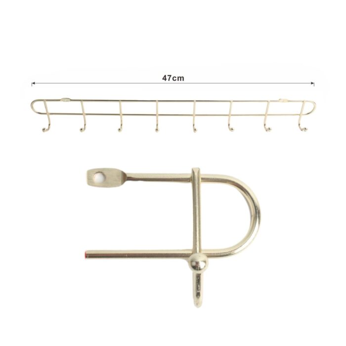 62336909 Lx48-Gancho Imitación Oro De 8 Cabezas - Imagen 1