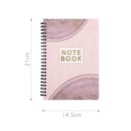 BX12933A5-1-4 - Cuaderno de espiral 21x14.5 cm