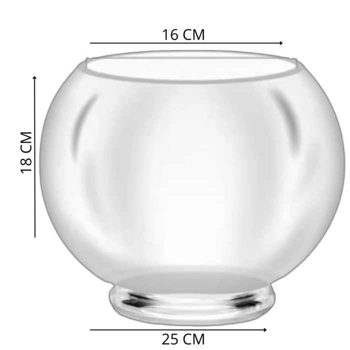 64225125 Pecera Redondo Vidrio 15cm - Imagen 3