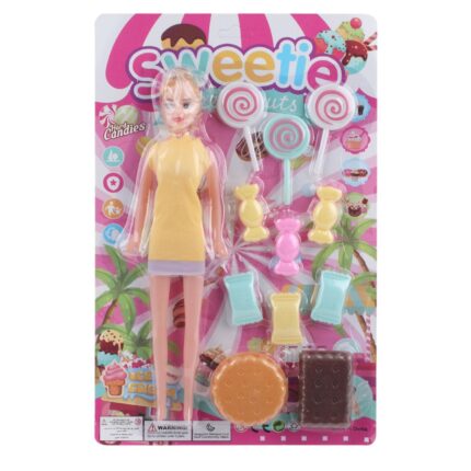 Set De Mu?eca Con Candy Ni?as 3+