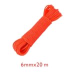 Cuerda de colgar ropa PE 6MM*20M con gancho azul modelo 65140 - Imagen 4