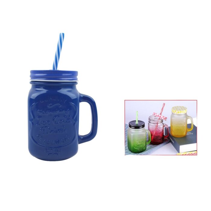 60087357 Taza De Letras 1841 Pulverizar A Todo Color Tapa De Agujero + Pajita 10,5 (7,7)*13,4 Cm/500 Ml - Imagen 1