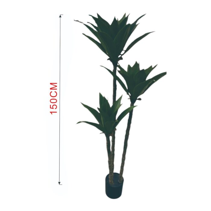 62702719 Planta Verde Simulada De Aloe Vera De 3 Polos (Sin Chasis) De 1,5M - Imagen 1