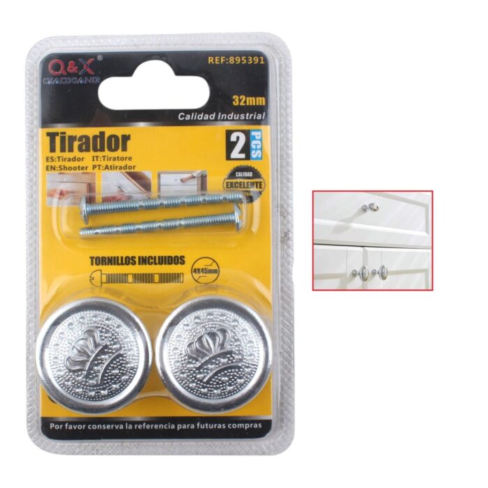 Mango Redondo Plateado - Imagen 3