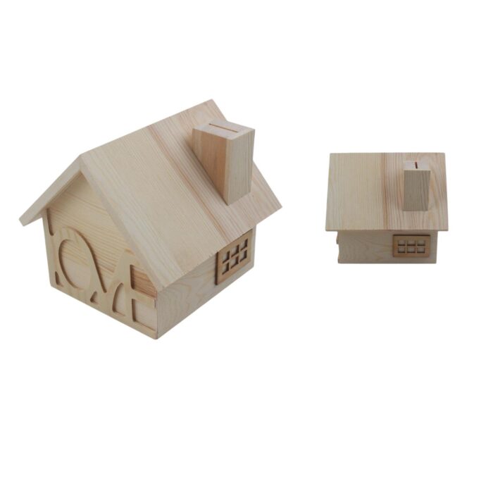 62331017 Hucha en forma de casa de pino - Imagen 1