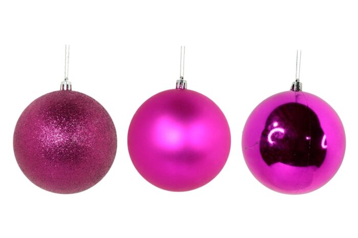 61674259 Bolas de Navidad 4cm 12/u 3 diseños - Imagen 4