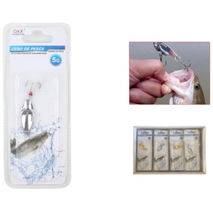 (Cebo Falso) Lentejuelas De Señuelo De Serpiente De Aleación De Zinc 5G (Mezcla De Oro Y Plata)